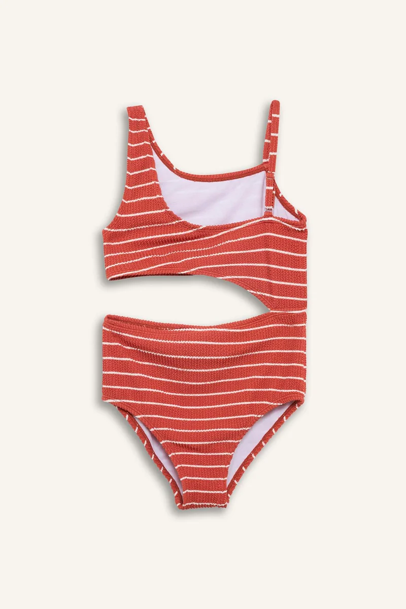 Defacto Girl Regular Fit Striped Mayo
