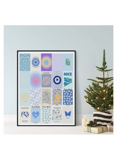 Excefore Minimalist Wall Art for Blue Room Decor Aesthetic 50Pcs Danish Pastel Wall Collage Kit Aesthetic Pictures Decor Aesthetic Posters Matisse Posters for Room Aesthetic Dorm Wall Decor  - Image 5