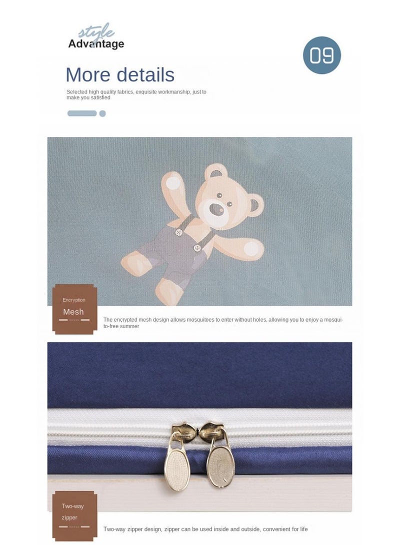 عام السرير مظلمة الخيام ستارة الإظلام السرير الفردي خيمة ستارة الطالب ظلال القماش السرير مظلمة البعوض الشبكة حماية الخصوصية الطلاب النوم البعوض الشبكات مع قوس - Image 5