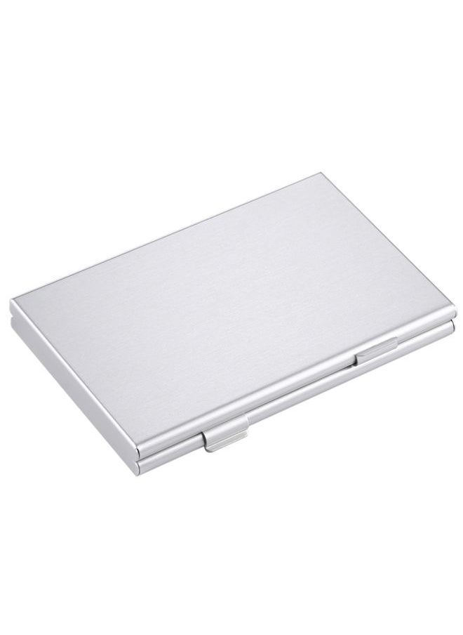 BURAQ - 6 in 1 Memory Card Protective Case Storage Box , Size: 88 x 50 x 9mm(Silver) - Image 1