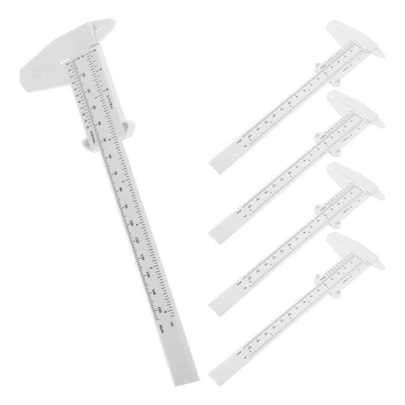 COHEALI 5 قطع بلاستيكية منفرجة ذاتية الدقة عالية لأداة القياس للطلاب الهندسة - Image 1