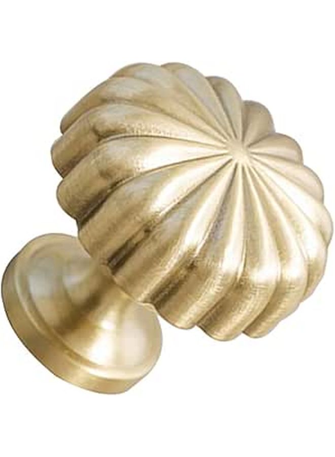 Solid Brass Cabinet Pull Handle 30mm Gold Tone Modern Kitchen Cupboard Door Drawer Knob - Image 1