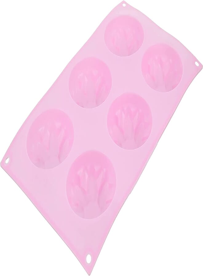 ELYASEN Silicone Cupcake Mold, Multi Color - 18 x 25 cm