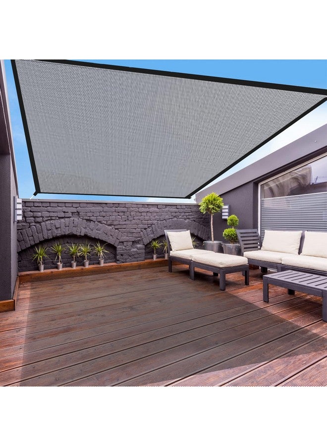 FREDDO أشرعة ظل من قماش بوليستر HDPE فريدو لحماية من الشمس والأشعة فوق البنفسجية بنسبة 85-90% لمواقف السيارات، الحدائق الخارجية، الشرفات، الباتيو، لون رمادي، 9.5 قدم × 5 قدم، عبوة من قطعة واحدة (9.5 قدم × 05 قدم) - Image 1