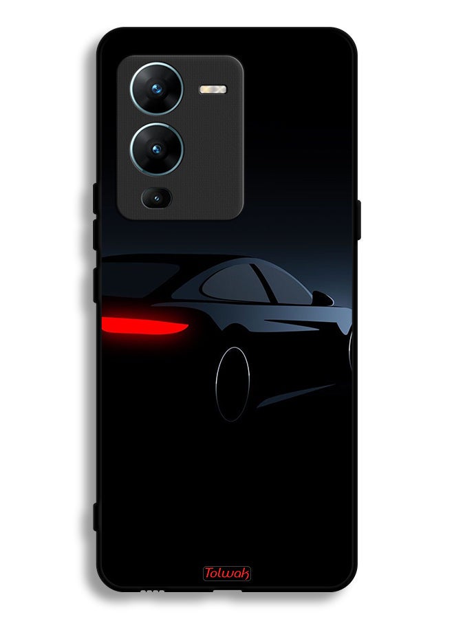 Tolwak Vivo V25 Pro 5G Protective Case Cover Dark Car - Image 2
