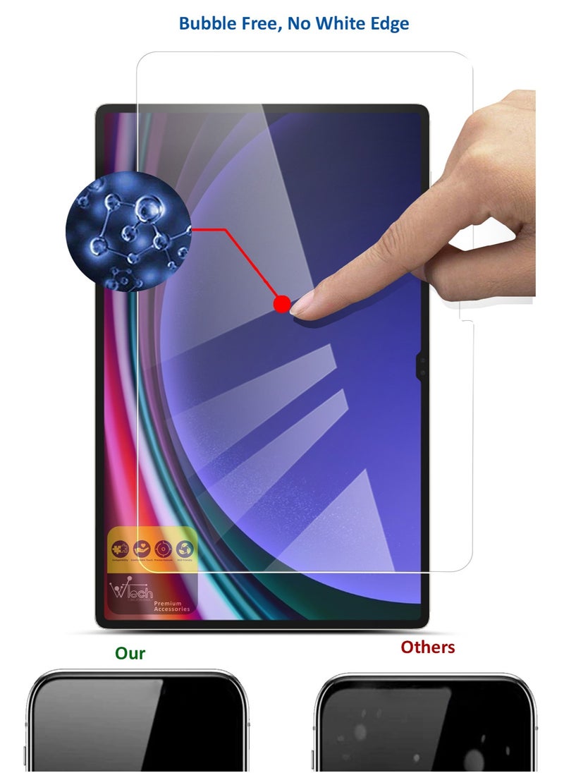 Wtech Samsung Galaxy Tab S9 Ultra 5G 14.6 Inch 2023 9H Ultra HD Tempered Glass Screen Protector (TSG9CN) - Clear  - Image 3