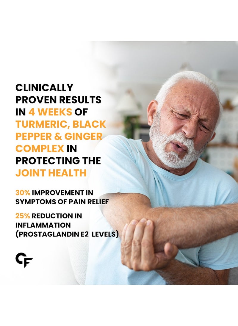 CARBAMIDE FORTE - Curcumin With 95% Curcuminoids And Curcuma Longa Root Powder 60 Veg Tablets - Image 1