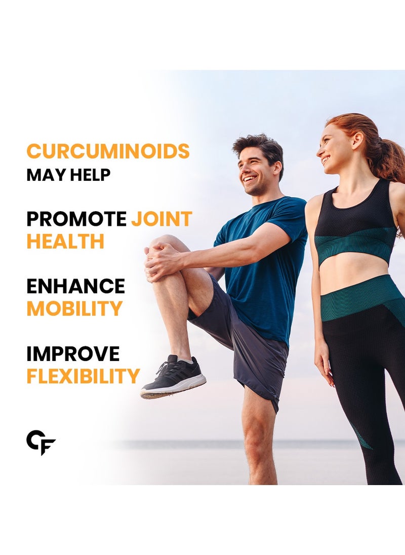 CARBAMIDE FORTE - Curcumin With 95% Curcuminoids And Curcuma Longa Root Powder 60 Veg Tablets - Image 1