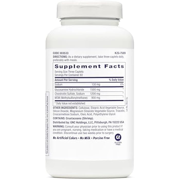 GNC Triflex Caplets, 240 Count - Image 2