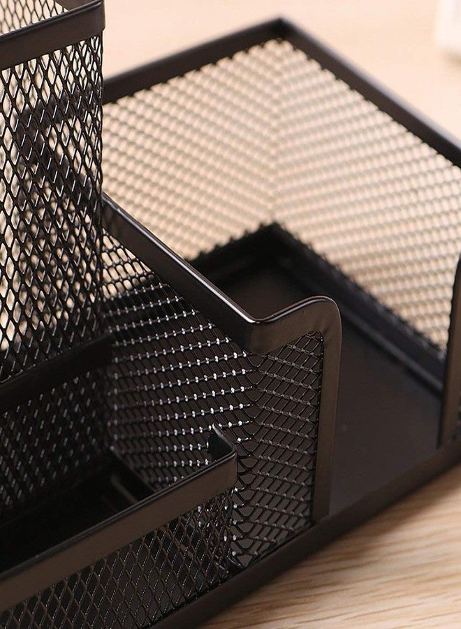 JOYBOOS 4 Compartment Metal Mesh Desk Organizer | Pen & Pencil Holder for Office, Home & Study Table | Stationery Storage Stand for Desk Organization & Supplies - Image 4