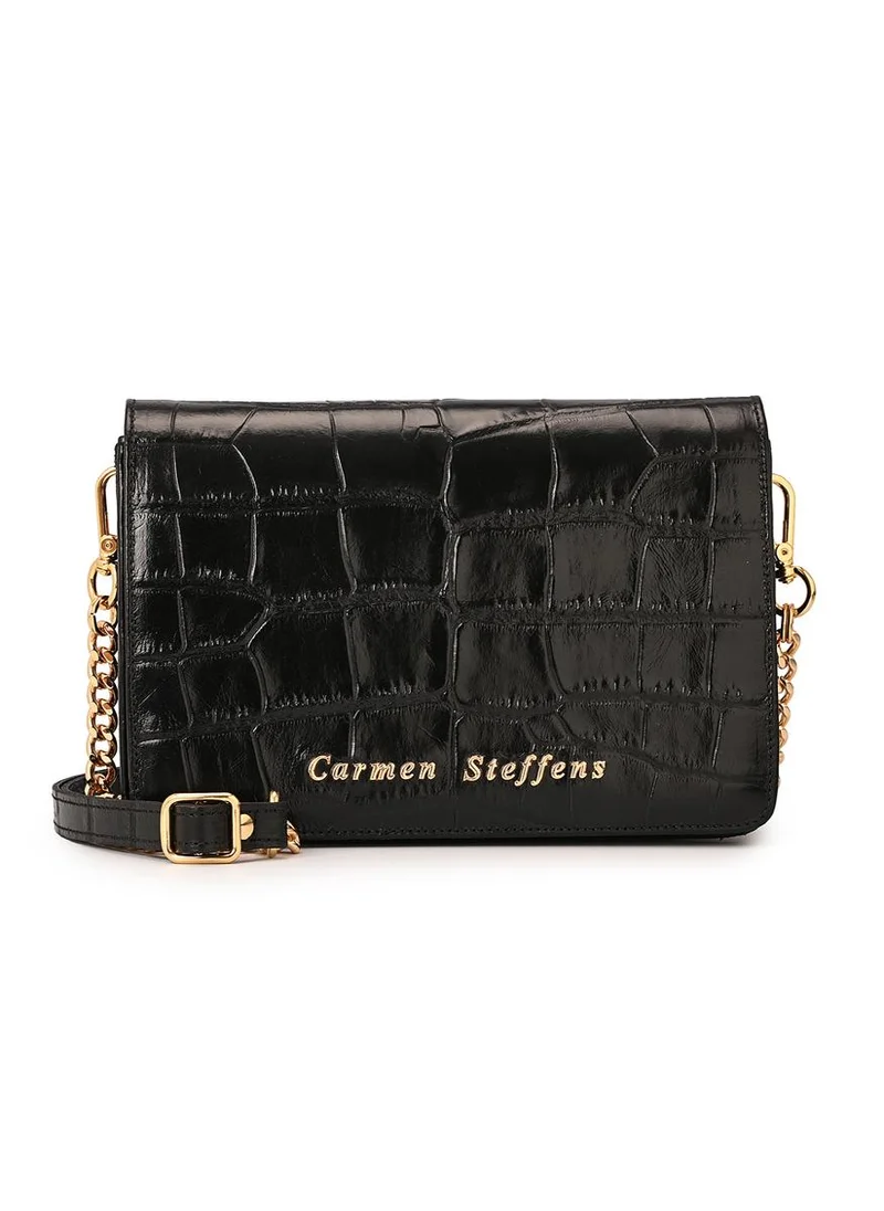 كارمن ستيفنز حقيبة كلاسيكية سوداء