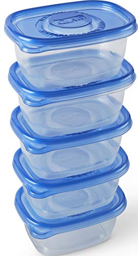 Glad Soup & Salad Everyday Use | Medium Rectangle Storage | Containers Hold up to 24 Ounces of Food  24 oz - 5 Count  Standard - Image 4