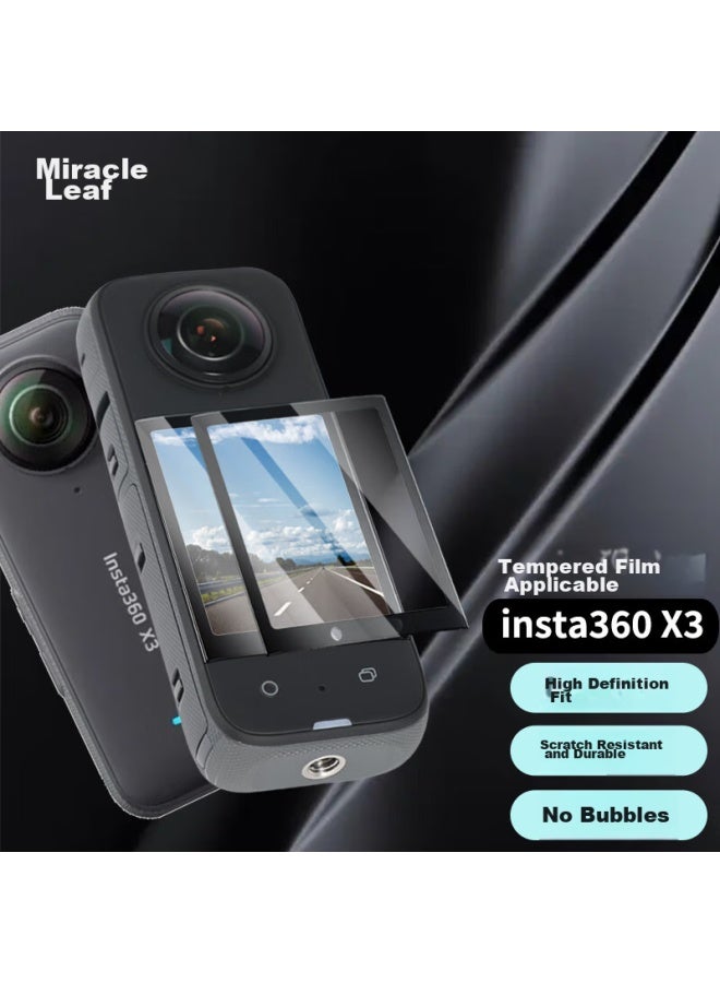 Odd Leaves Qiyefei Tempered Glass Screen Protector For Insta360 X3 Action Camera, Insta 360 X3 Panoramic Camera, Screen Protection Film Accessory - Image 1