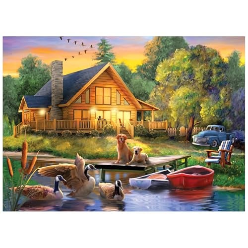 RoseArt - Puzzle Collector - Guardians of The Lake, 1000 Piece Jigsaw Puzzle for Adults - Image 1
