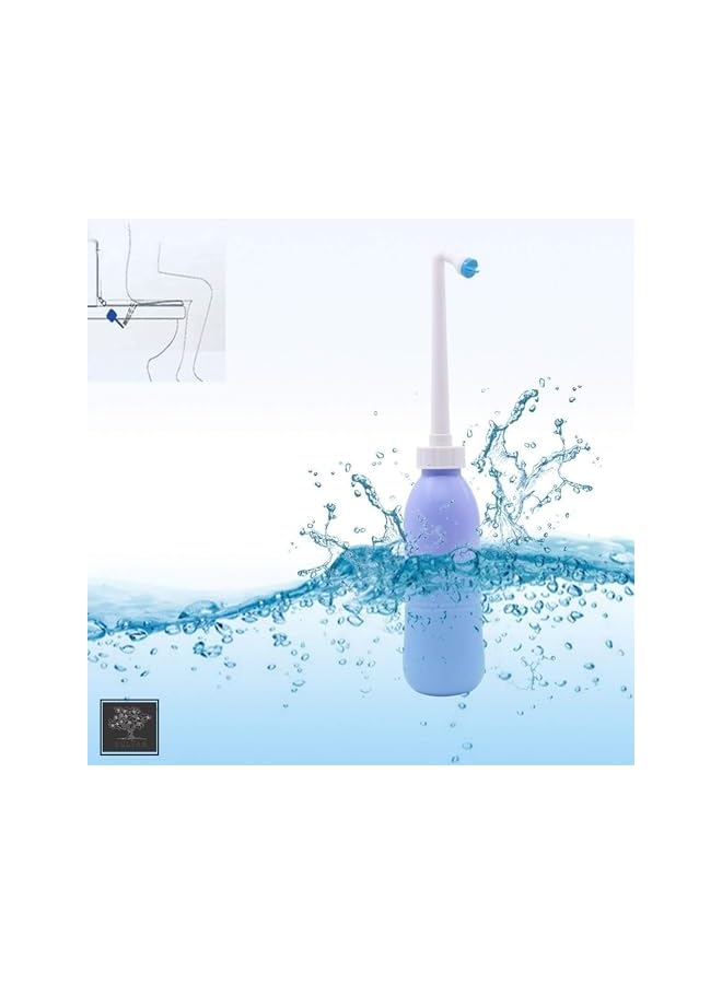 S-TOP | 650ml Large Portable Shattaf Bidet Bottle | Handheld Travel Toilet Shattaf | Reusable Hand Spray for Personal Hygiene | Seat & Outdoor Use - Image 3