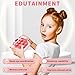 Intoypad Pop Game Light Up Fidget Toy for Kids 6 Modes LED Screen Quick Push Controller Electric Fidget Popper Bubble Game Car Games Travel Activities Birthday Toys for Girls Pink - Image 4