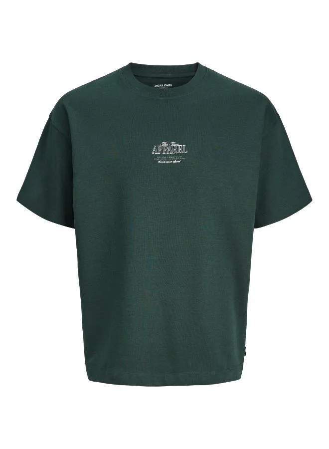JACK & JONES Scarab Detail:02 Logo Crew Neck T-Shirt for Men | Best Price UAE