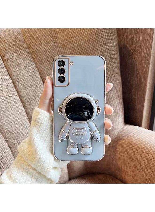 اس-توب جراب لهاتف Samsung Galaxy A35، جراب هاتف مطلي بالكهرباء على شكل رائد فضاء - Image 1