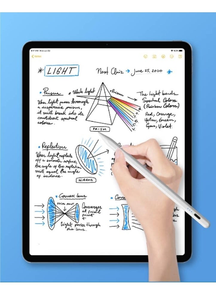 Universal Stylus Pen for Touch Screens – Compatible with iOS, Android, Tablets, Phones & Laptops – For Drawing & Handwriting – White - Image 4