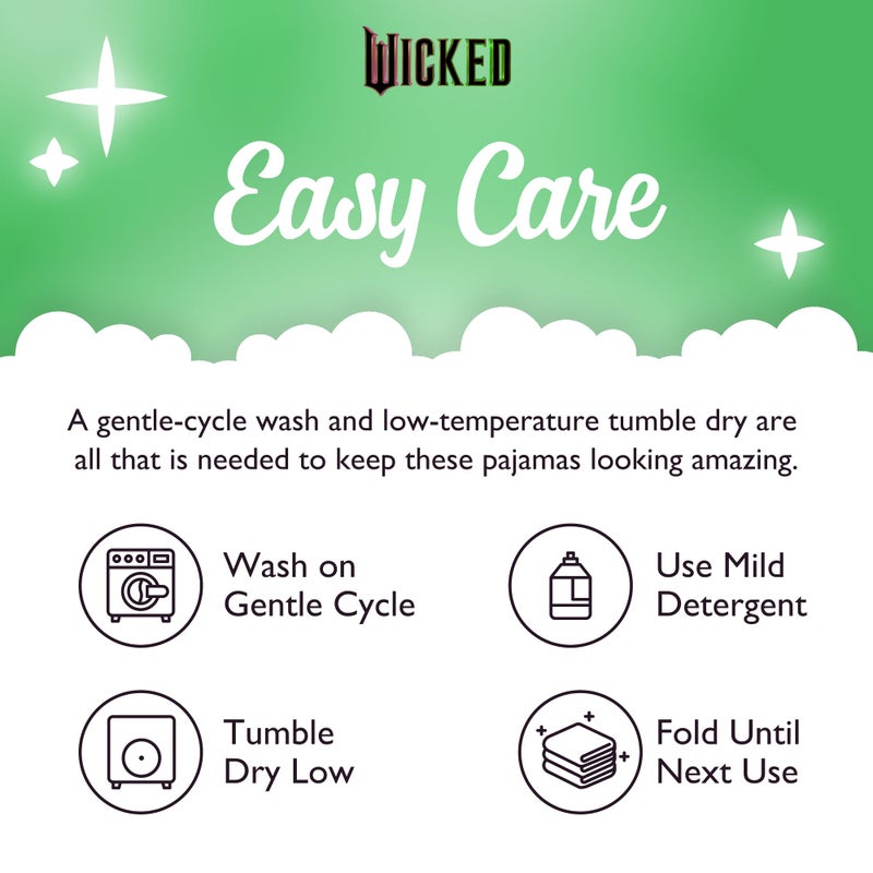 Wicked Girls' Fantasy Gown Nightgown, ELPHABA SILHOUETTE, 4T - Image 4