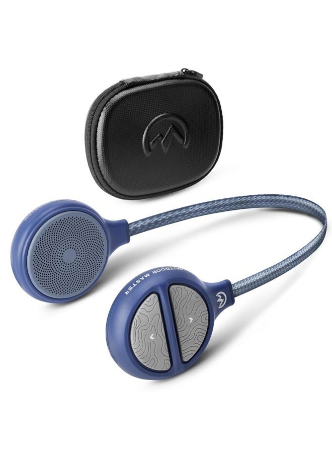 OutdoorMaster Wireless Bluetooth 5.0 Helmet Drop-in Headphones HD Speaker Chip Compatible with Audio-Ready Helmet with Built-in Mic for Motorcycling Easy Control Buttons IP45 Sweat-Resistance - Image 1