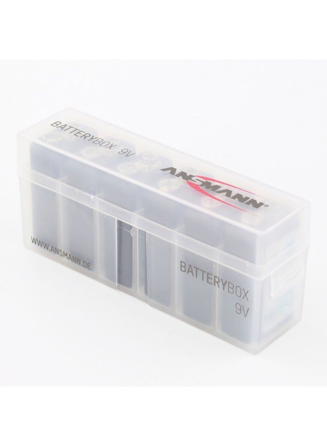 ANSMANN Rechargeable 9V Battery 300mAh pre-Charged Low Self Discharge 9Volt NiMH Rechargeable Battery (12-Pack) + 2X Batterybox for 9V - Image 3