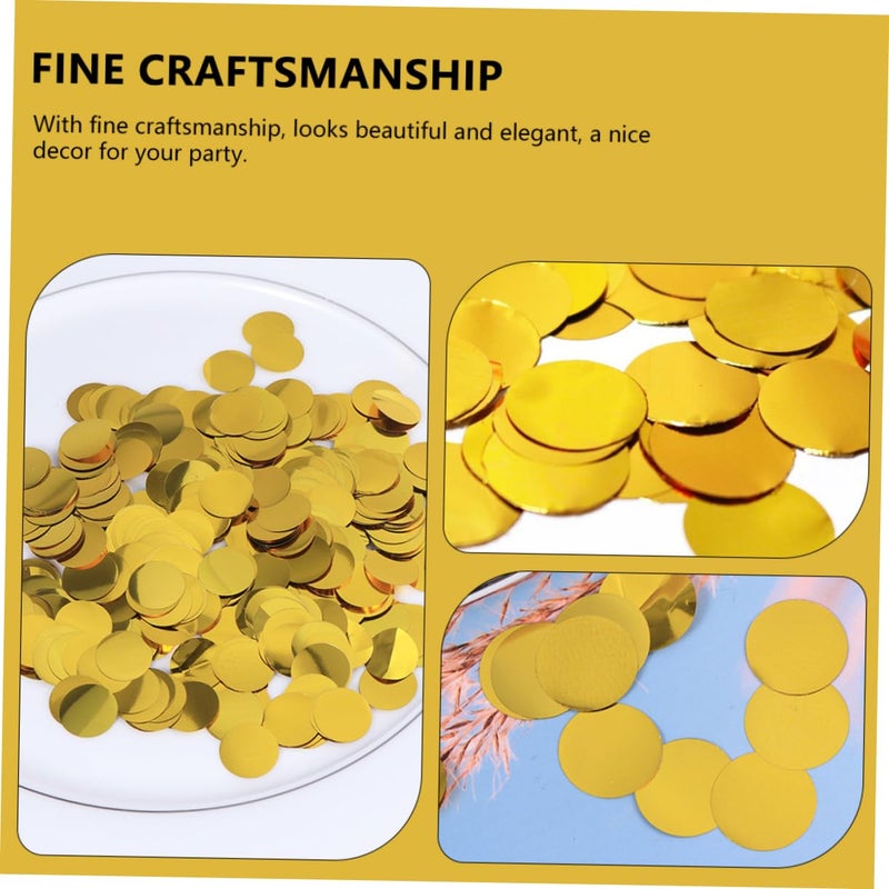 Round Confetti Wedding Party Decorations Lightweight Portable for DIY Crafts Invitations Anniversaries Birthdays Celebrations - Image 4