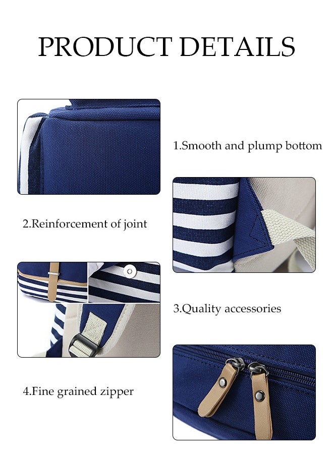 Generic - Kids Backpack Boys Elementary Bookbag Set 3 Pcs Waterproof Kindergarten School Bag with Insulated Lunch Tote Box and Pencil Pouch for Primary - Image 1