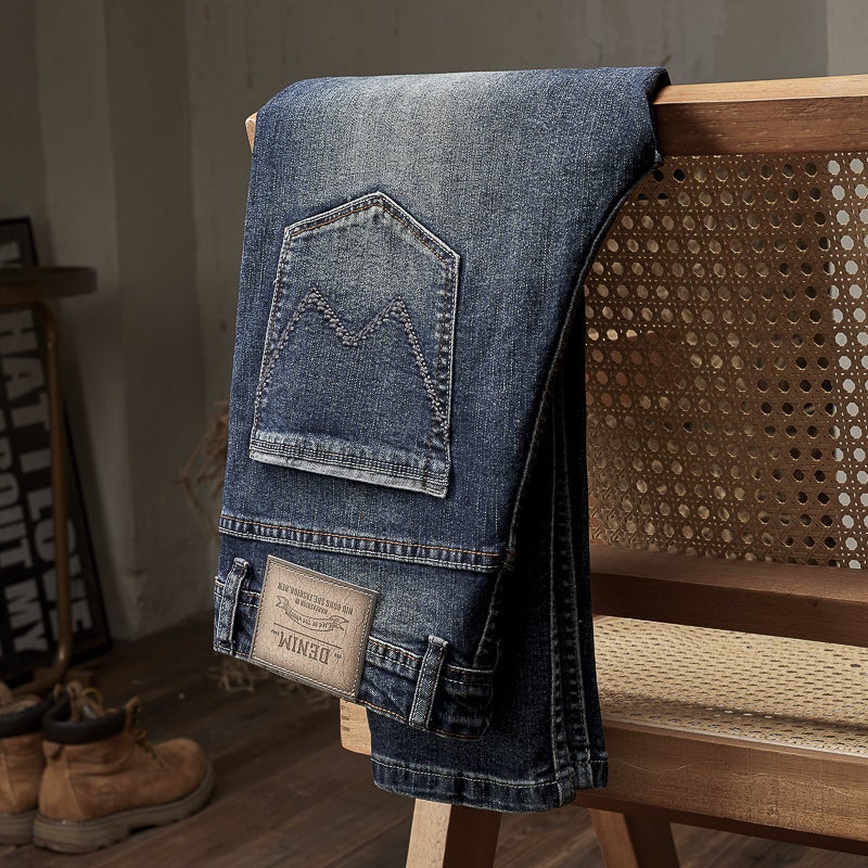 Unisex Classic Denim Jeans Loose Fit Daily Outdoor Wear - Image 2