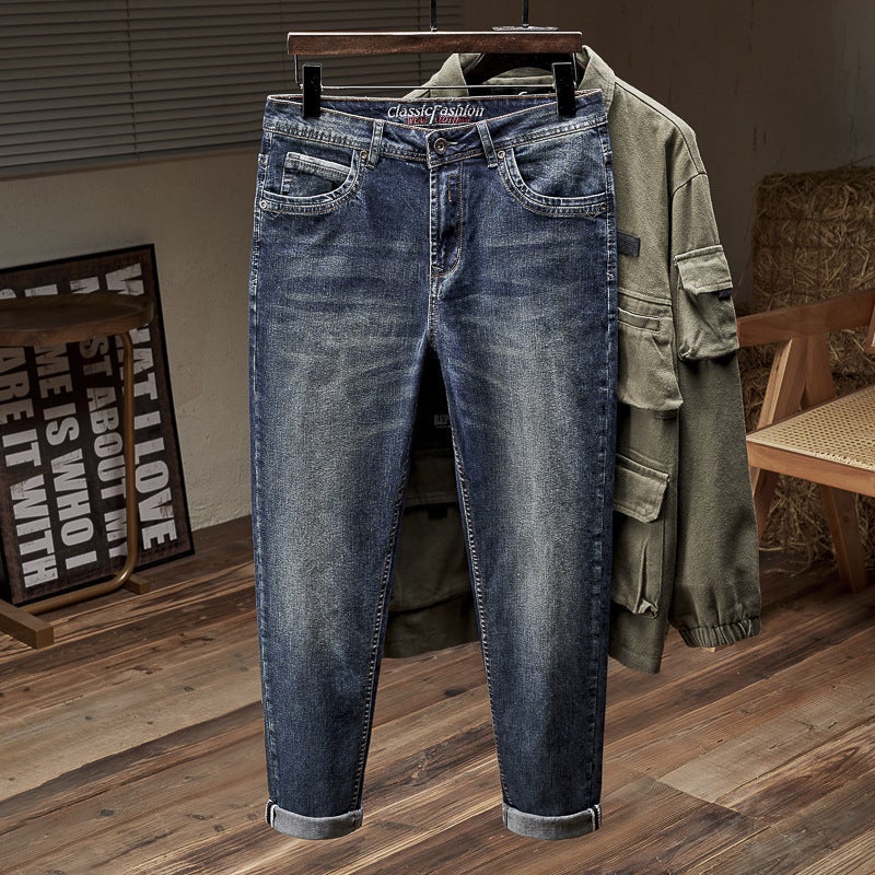 Unisex Classic Denim Jeans Loose Fit Daily Outdoor Wear - Image 3