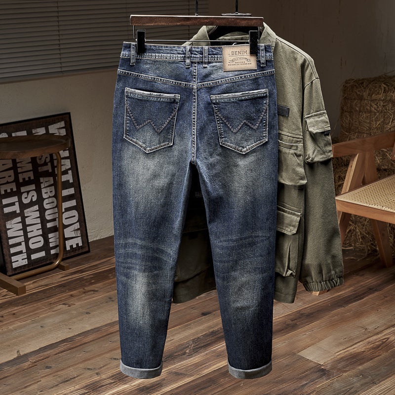 Unisex Classic Denim Jeans Loose Fit Daily Outdoor Wear - Image 4
