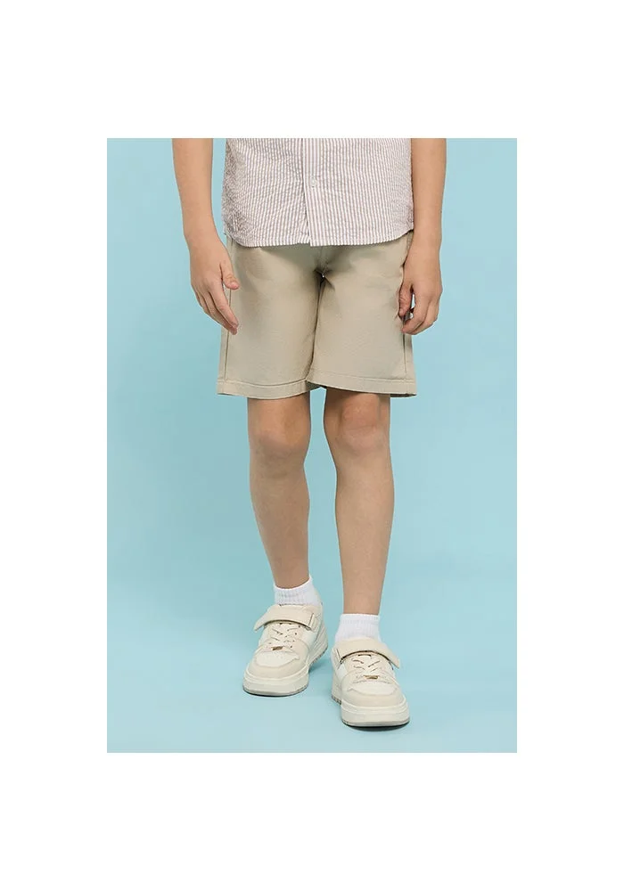 R&b Solid Shorts with Drawstring Waist