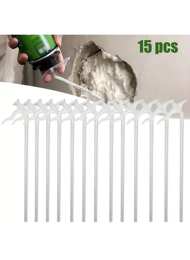 15 Pack Spray Foam Replacement Tubes Precision Nozzle Tips For Gap Filling Insulating Sealing - Image 2