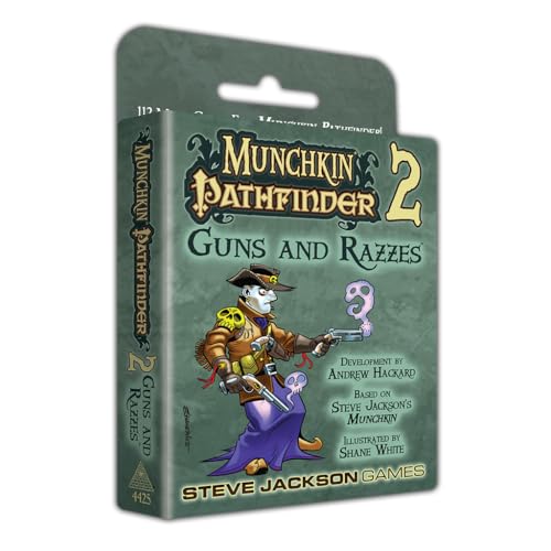 Steve Jackson Games Munchkin Pathfinder 2 – Guns and Razzes Card Game (Expansion) | 112-Cards | Card Game for Adults, Kids & Family | Fantasy RPG | Ages 10+ | 3-6 Players | Play Time 120 Min - Image 5