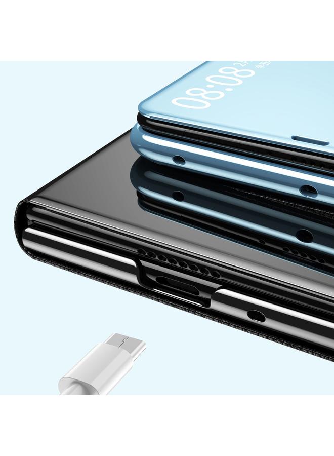 زبون جراب حماية لهاتف Honor Magic V2 مطلي بالكهرباء مع حامل - Image 5