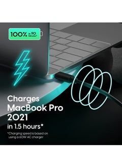 Rock Pow USB C Cable 1M,66W Power Delivery PD Fast charge Cable USB C to USB C for iPhone 15 Pro/15 Pro Max/15/15 Plus, iPad mini 6, MacBook Pro/Air, iPad Pro, Samsung S23+, Huawei P60, etc  - Image 5