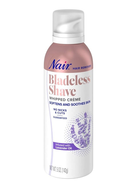 Nair Hair Remover Bladeless Shave Whipped Crème, Painless Hair Removal, 5 Oz Can
