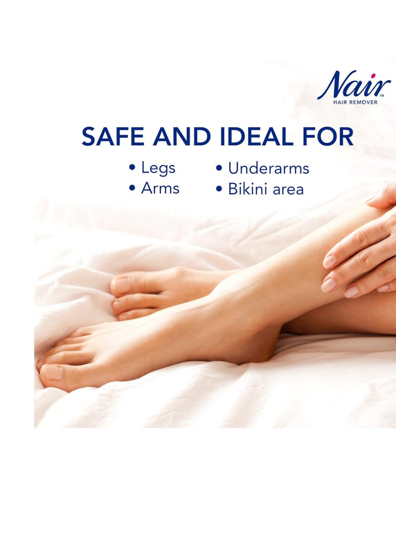 Nair Hair Remover Bladeless Shave Whipped Crème, Painless Hair Removal, 5 Oz Can