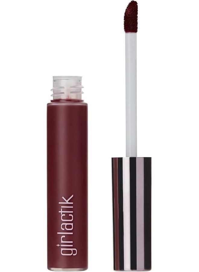 girlactik Matte Lip Liquid In Wine Red Shade - Image 4