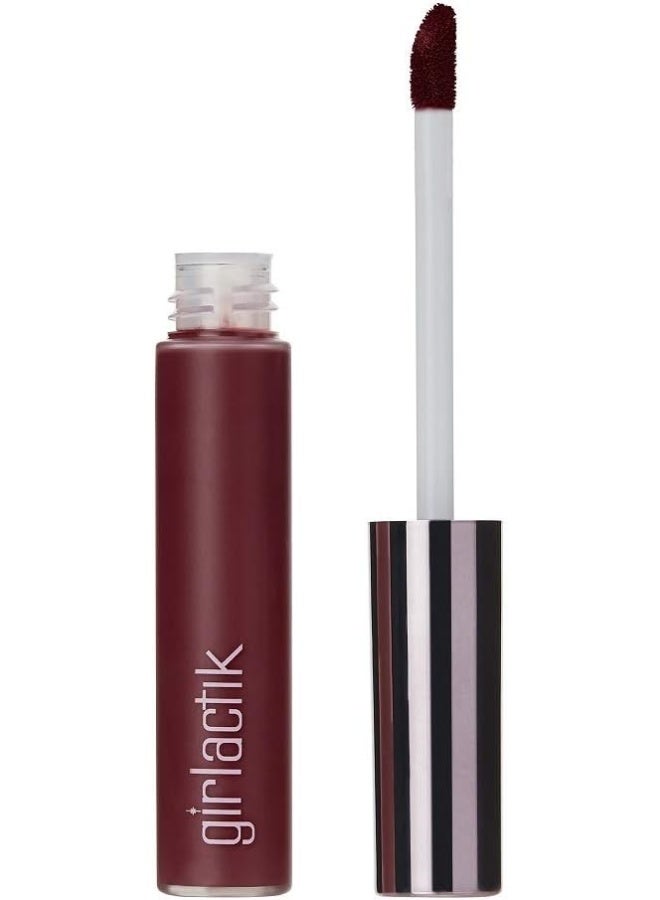 girlactik Matte Lip Liquid In Wine Red Shade - Image 1