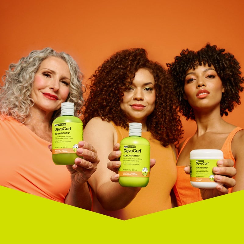DevaCurl CurlHeights Volume + Body Boost Conditioner, 32 oz - Image 4