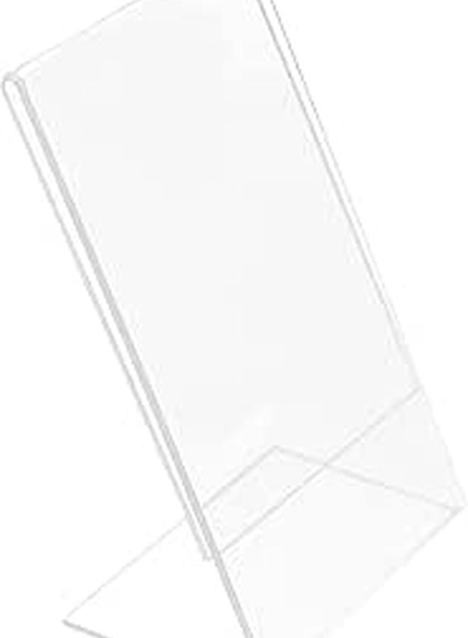 Clear Acrylic Photo Frame For Desk Display Small Pictures Office Decor - Image 1