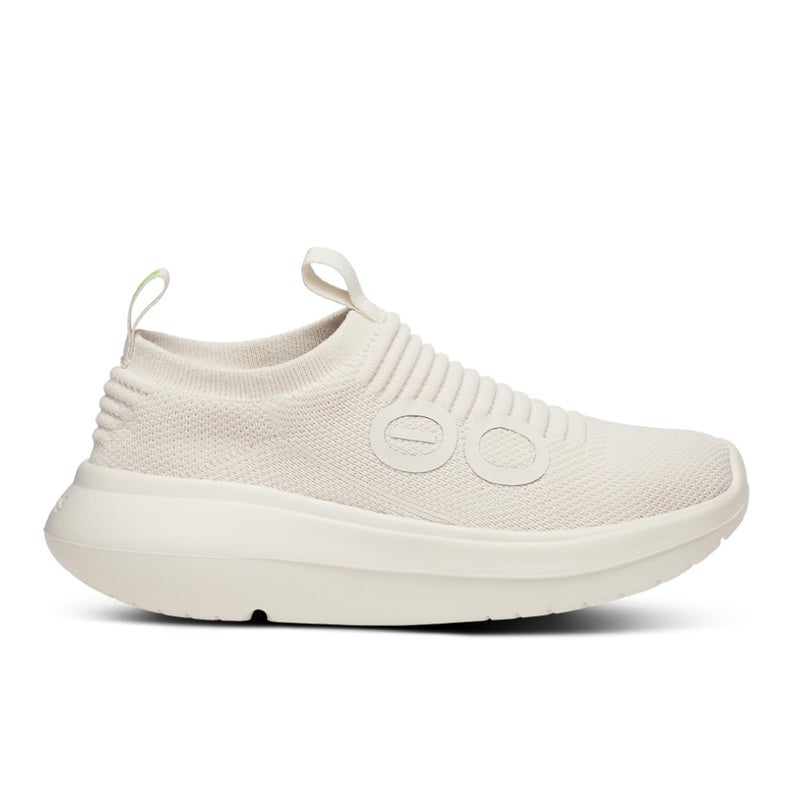 OOFOS OOmy Zen Recovery Shoe, Chalk - Womenâ€™s Size 7 - Image 4