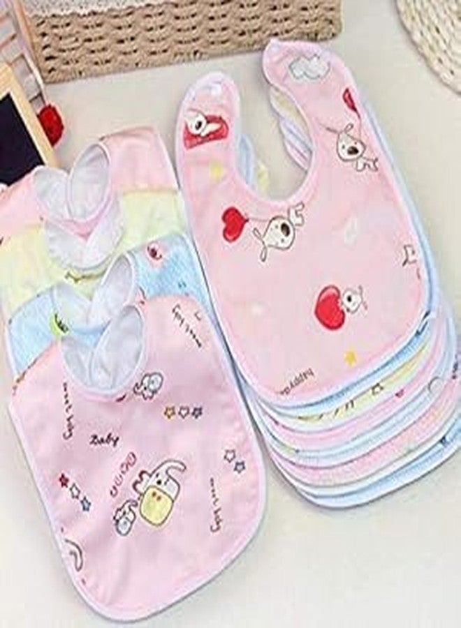 EIO مرايل مقاومة للماء والانسكاب من إي أو، مريلة أطفال مع مريلة، مرايل أطفال من 6 إلى 12 شهرًا، مريلة قطنية ناعمة (مجموعة من 4). - Image 4