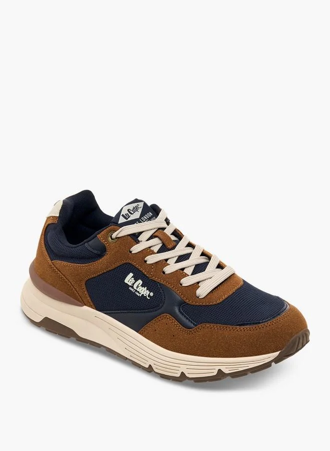لي كوبر Men Panelled Lace-Up Sneakers