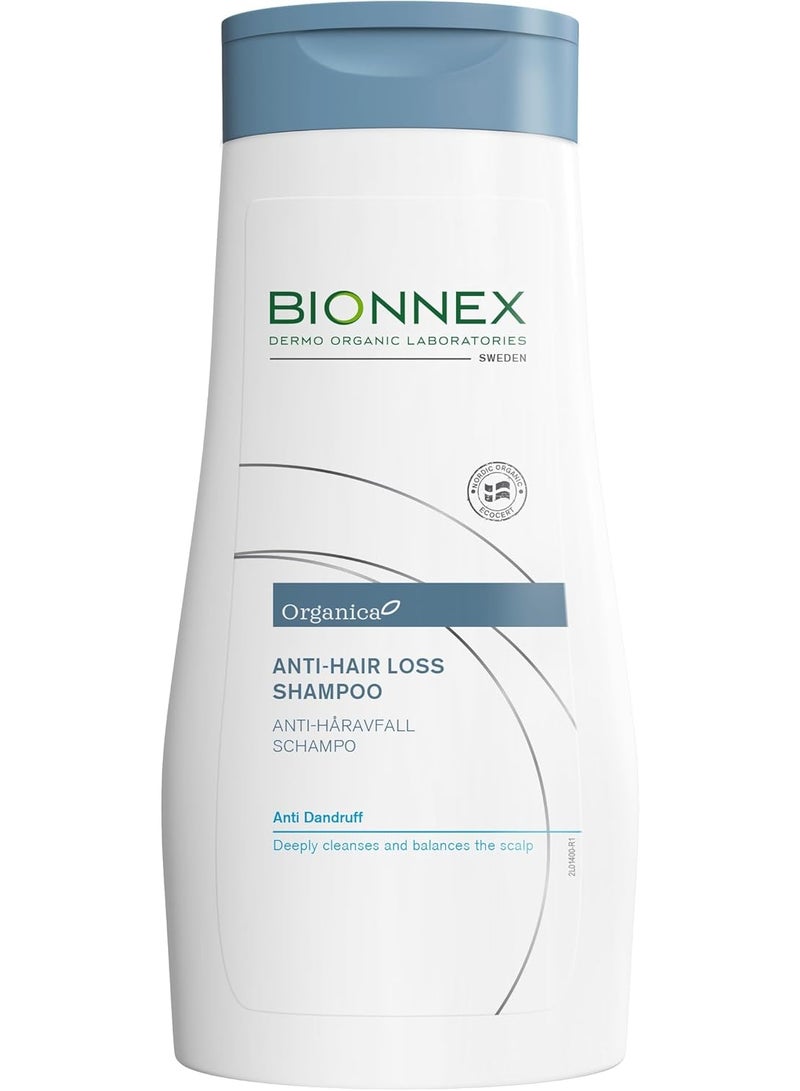 BIONEX Bionnex Organica Anti-Hair Loss Anti-Dandruff Shampoo 300ml – Soothing & Strengthening Formula with 25 Natural Plant & Sea Extracts, Vitamins & Minerals - Image 1