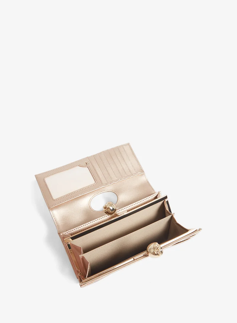 Ted Baker  Rose Detail Leather Large Bobble Purse for Women | Best Price UAE