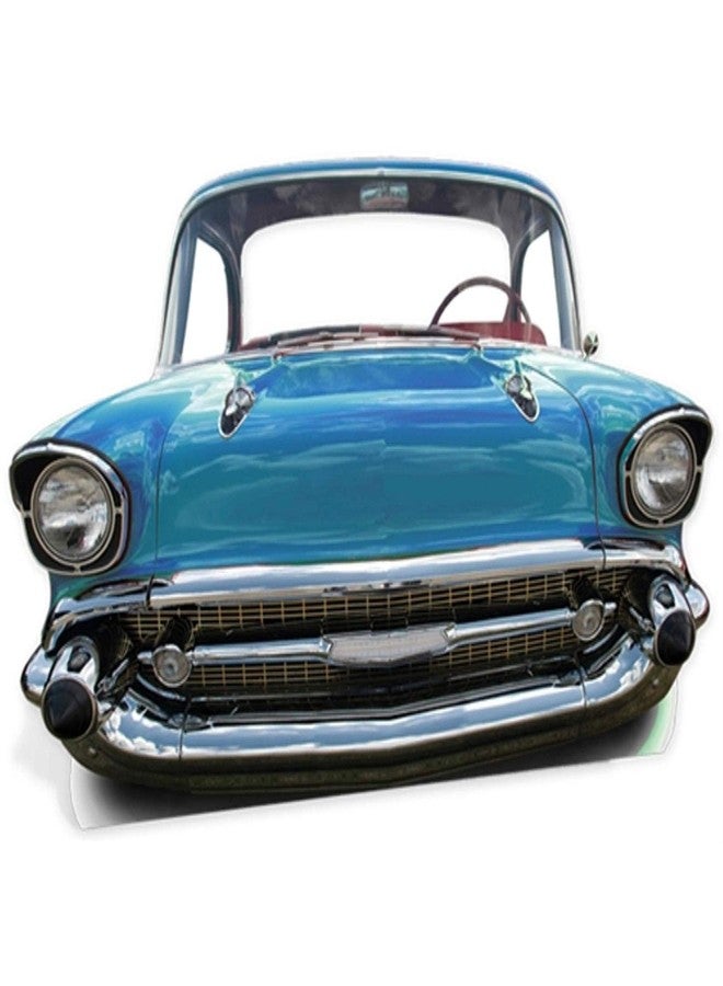 Star Cutouts, Blue Car (Small), Cardboard Cutout Stand-Up, Party Prop Stand-In - 59" x 41"