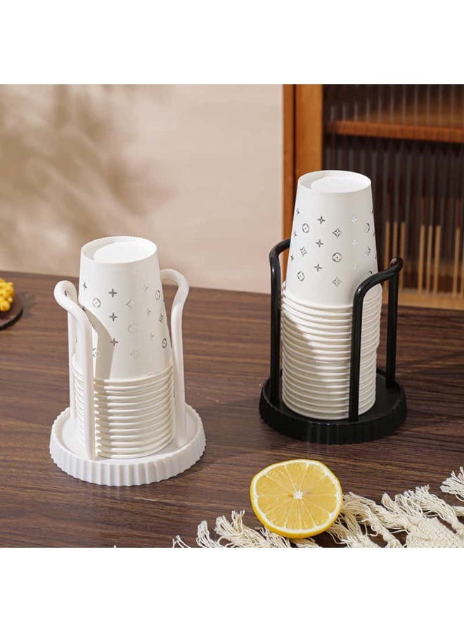 Anmi Paper Cup Holder, Disposable Cup And Lid Holder Organizer, Coffee Cup Dispenser For Counter, Organizer Station for Coffee Milk Tea Shop Restaurant Office Bathroom - Image 4