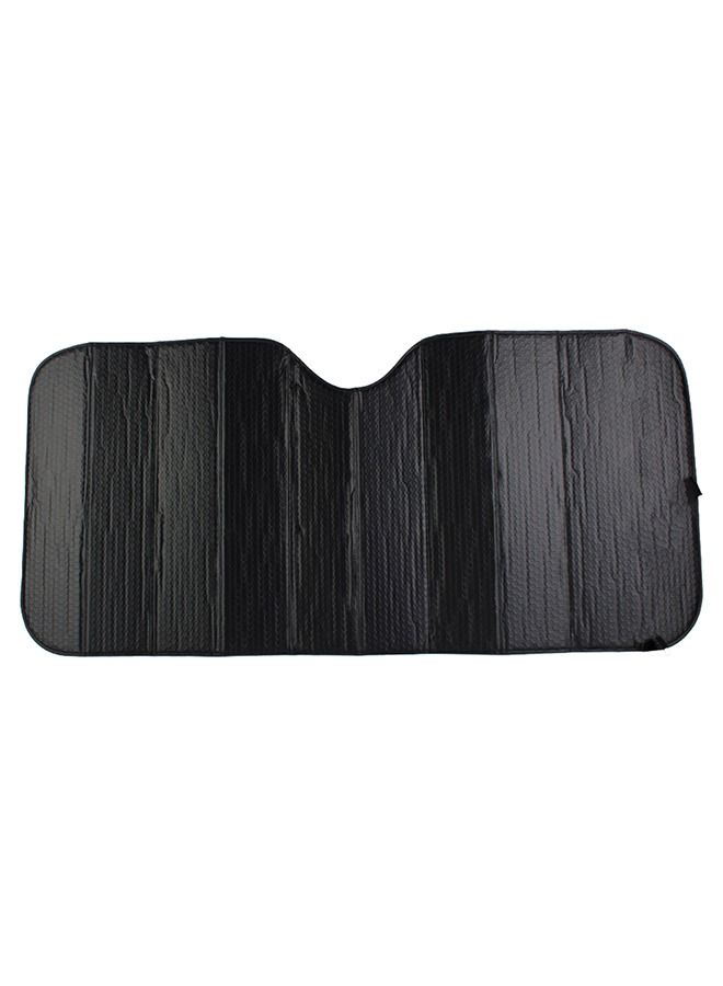 موب غطاء واقي من الشمس لزجاج مقدمة السيارة - واقي شمسي قابل للطي بتصميم الأكورديون، عاكس للحرارة والأشعة فوق البنفسجية، سهل التركيب والإزالة، يحافظ على برودة داخل السيارة، مناسب لمعظم السيارات وسيارات الدفع الرباعي. - Image 4